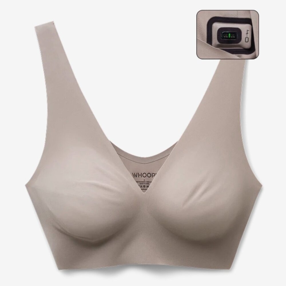 WHOOP 4.0 ANY-WEAR™ Bralette, Size Large, Color Taupe, NWOT